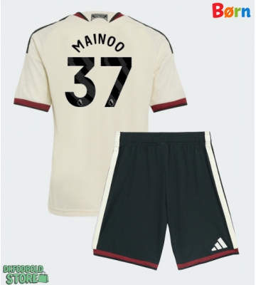 Manchester United Kobbie Mainoo #37 Replika Babytøj Tredje sæt Børn 2026-27 Kortærmet (+ Korte bukser)